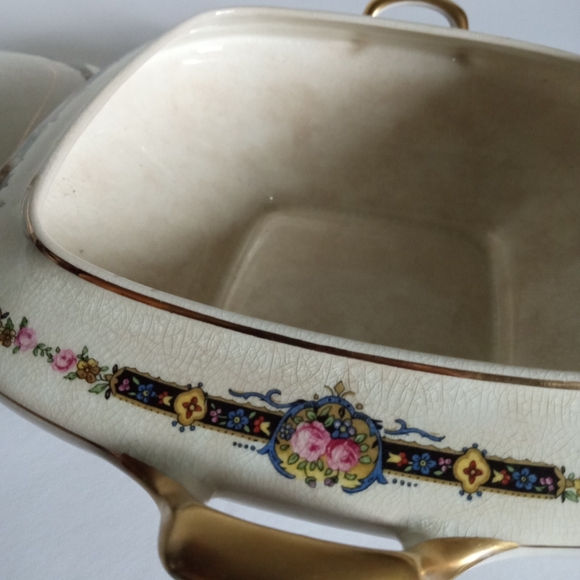 Vintage Carrollton China Floral Vegetable Serving Dish - Picture 15 of 16